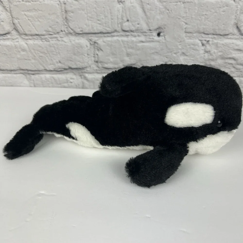 Ganz Webkinz Orca Killer Whale HM221 Plush Stuffed‎ Animal Toy Lovey 10